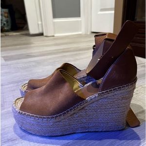 Marc Fisher espadrille wedges